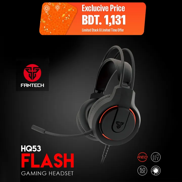 FANTECH%20HQ53%20FLASH%20LIGHTWEIGHT%20RED/WHITE%20ACCENT%20LIGHTING%20GAMING%20HEADSET%20-%20Image%202