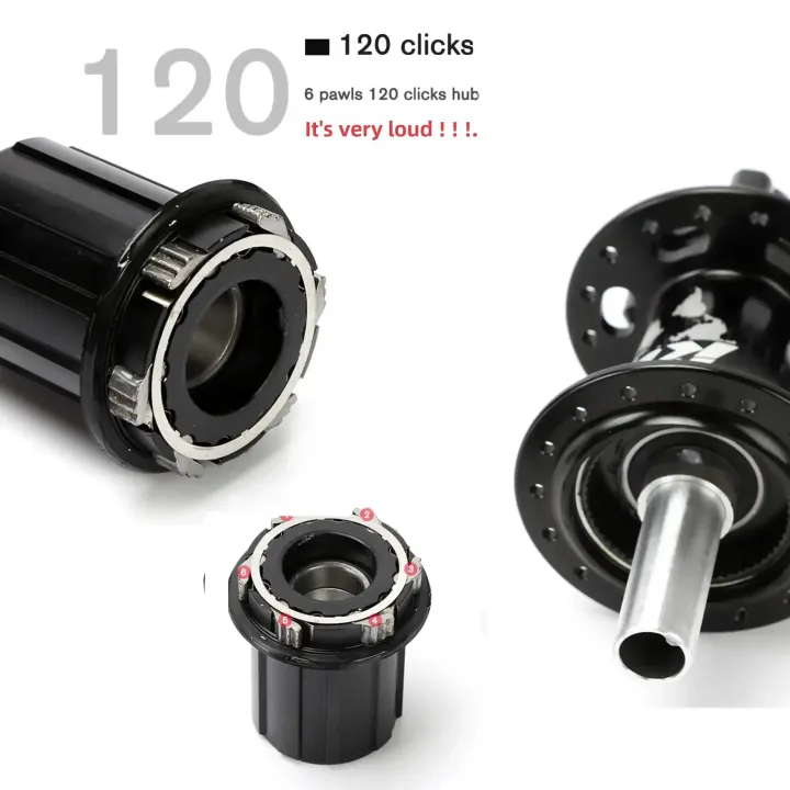 TANKE%20MTB%20120%20Click%20Hub%206%20Bearing%20Bike%20Front%20Rear%2028%2032%2036%20Holes%20Disc%20Brake%20QR%20Bicycle%20mass%20thunder%20Noisy%20Cube%206%20Pawl%20Hubs%20TH390%20-%20Image%204