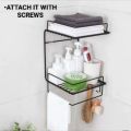 Multifunctional bathroom storage rack/ , kitchen organizers/kitchen accessories bartan stand,/shelf rack/kitchen accessories rack wall mounted/kitchen rack/bathroom accessories/washroom accessories. 