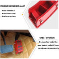 Red CNC Aluminum Adjustable Gas Pedal Extender for Jeep Wrangler JK/JKU 2007-2018 – Anti-Slip Foot Rest Upgrade. 