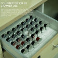 Coffee Pods Holder Organizer Tray Empty Coffee Capsules Coffee Capsules Organizer Compatible With Nespresso Original Pods. 