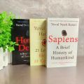 Yuval Noah Harari Books Set(Sapiens Homo Deus 21 Lessons for 21st Century) Paperback Book in English. 