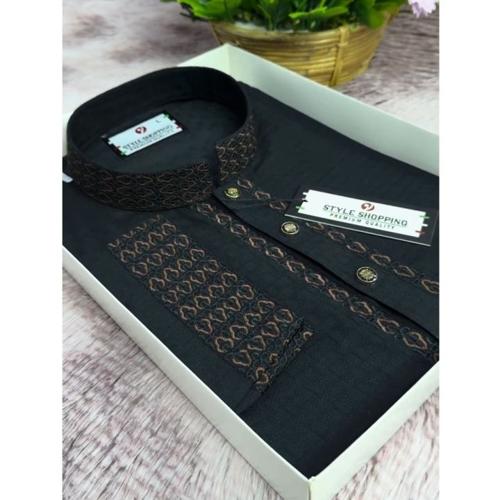 Premium Panjabi. Indian Embroidery Panjabi