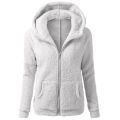 Autumn Winter Warm Jacket Women Hoodie Hooded 2025 Casual Female Hoodies Sweatershirt Zipper Coat Solid Soft Fleece Women Coat. 