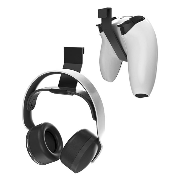 2pcs%20Sturdy%20Headphone%20Stand%20Game%20Controller%20Holder%20Easy%20Install%20Hook%20Hanger%20Space%20Save%20for%20PlayStation%205%20PS5%20Gaming%20Accessories%20-%20Image%204