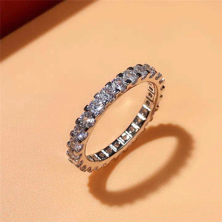 Huitan%20Bling%20Bling%20Promise%20Rings%20with%20Round%20CZ%20Delicate%20Low-key%20Wedding%20Ring%20for%20Women%20High%20Quality%20Silver%20Color%20Trendy%20Jewelry%20-%20Image%204