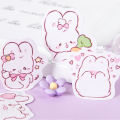 45 pcs/box Cute rabbit daily Kawaii Decoration Stickers Planner Scrapbooking Stationery Korean Diary Stickers. 