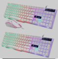 SHIPADOO Master D280 Gming RGB Keyboard mouse Set Free Mouse pad semi mechanical RGB Keyboard with LED Backlighting for PC Typing, Laptop Pubg, Free Fire Gamer keyboard and 1600 Mouse Black white. 
