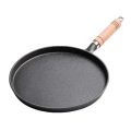26cm Cast Iron Frying Pan Uncoated Non-stick Egg Pancake Pan Crepe Maker Steak Frying Pot Gas Induction Cooker Kitchen Cookware.