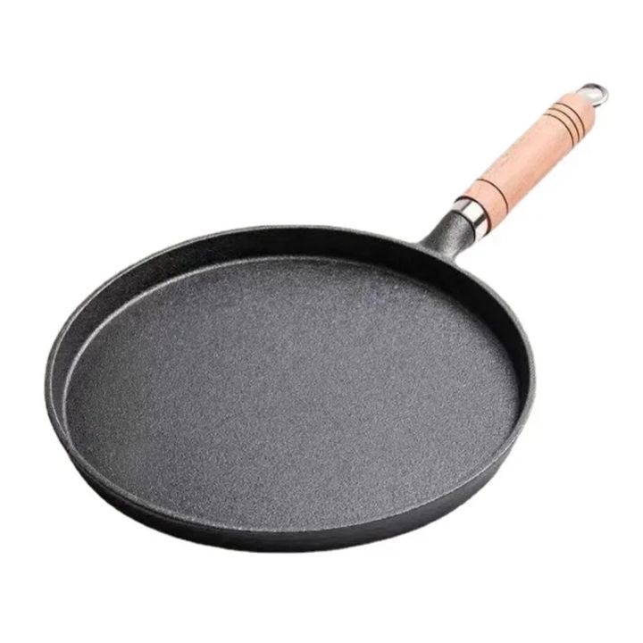 26cm%20Cast%20Iron%20Frying%20Pan%20Uncoated%20Non-stick%20Egg%20Pancake%20Pan%20Crepe%20Maker%20Steak%20Frying%20Pot%20Gas%20Induction%20Cooker%20Kitchen%20Cookware%20-%20Image%204