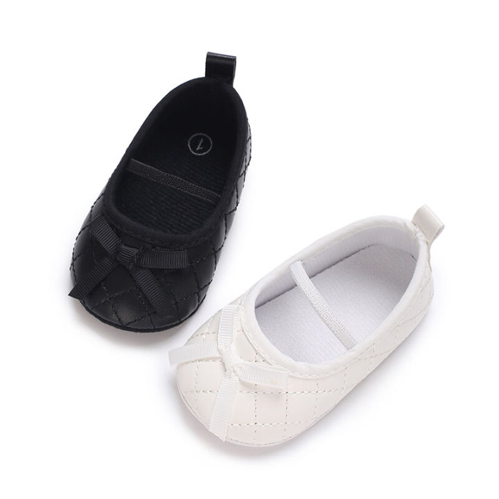 Baby shoes Spring and autumn bow Princess shoes Baby shoes cotton-soled non-slip shoes Girls toddler shoes Casual flat shoes