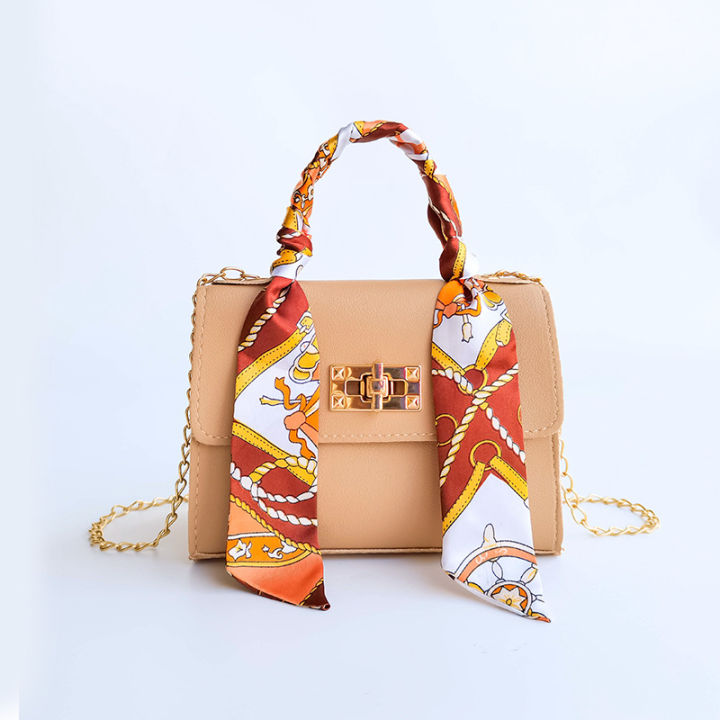 Women's%20fashionable%20simple%20solid%20color%20handbag%20design%20silk%20scarf%20mini%20chain%20single%20shoulder%20-%20Image%207
