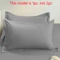 1 Piece Of Matte Solid Color Pillowcase, Soft Pillowcase With Envelope Sealing For Bedroom, Bedding. 