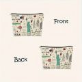 Girls & Women Cute New York Souvenir Zipper Pouch, Travel Cosmetic Bag, Makeup Purse.