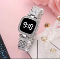 Led Women's Fashion Small Simple Touch Screen Chain Watch Women Steel Belt Student Bracelet Electronic Women Fashion Watch 2025. 