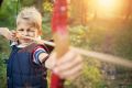 Galaxy Toys Outdoor Toys Bow and Arrow Archery Set Toy Set with Target Board - Dhanush Baan for Kids Girls Boys. 
