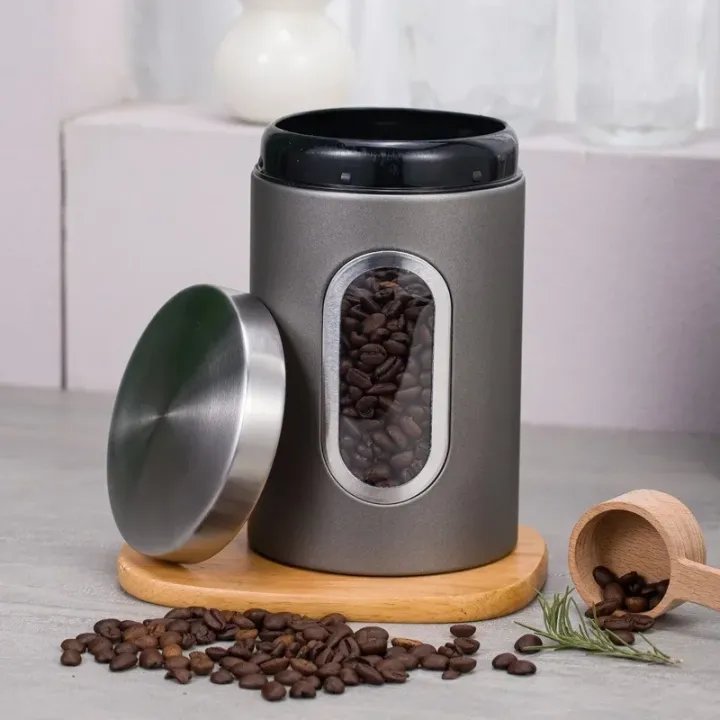1/3Pcs%20Coffee%20Canister%20Stainless%20Steel%20Food%20Storage%20Jars%20with%20Visual%20Window%20Kitchen%20Storage%20Coffee%20Bean%20Tea-leaf%20Sealed%20Cans%20-%20Image%206