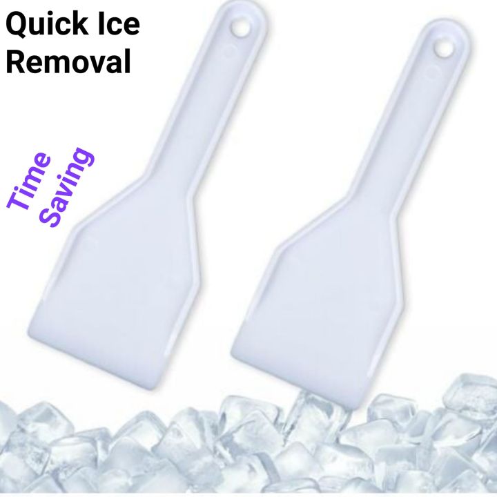 Scraper For Freezer Pack of 2 Ice Scraper for Freezer – Easy Defrost Tool | Durable Plastic ...