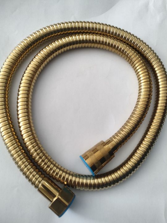 toilet shower pipe 1 mtr golden 100cm length
