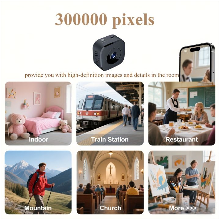 Security%20Camera%20Mini%20Full%20Color%20Night%20Vision%20High%20Definition%20WiFi%20Monitor%20Waterproof%20Motion%20Detect%20Surveillance%20Smart%20Home%20-%20Image%206