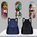 Sports Drawstring Backpack Sport Fitness Travel Outdoor Sackpack Women And Men Large Capacity Gym Swim Beach Bags Basketball Bag. 