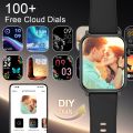 LAXASFIT Fashion Smart Watch Bluetooth Call Music Playback IP68 Waterproof Fitness Tracking For Men and Women Smart Watch .