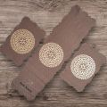 Luxury Jute Fabric 3 PCs Table Mats By Ayat Bedding. 