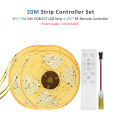 DC24V COB Horse Race LED Strip Set 5M 10M 15M 20M  CCT Running Water Flowing Ribbon Tape Kit with Power Supply and RF Control. 