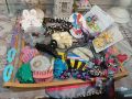 Hair Accessories Bulk Deal for Kids, Girls, and Adults – Includes Rubber Bands, Scrunchies, Hairbands, Mini Ponies, and More in Random Colors. 