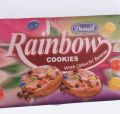 Rainbow Cookies with Colourful Bunties. 