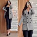 Womens casual Blazer , double button top coat  double fleece  in 5 beautiful colours. 