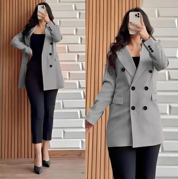 Womens%20casual%20Blazer%20,%20double%20button%20top%20coat%20%20double%20fleece%20%20in%205%20beautiful%20colours%20-%20Image%204