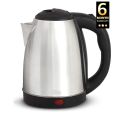Electric Water Kettle 1800ml Steel Jar With power Base. 