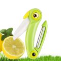 Portable Mini Fruit Knife Stainless Steel Peel Knives Pocket Fold Picnic Fruit Cutter Bird Pattern Vegetable Kitchen Tool. 