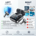 ANC Bluetooth 5.3 TWS Earbuds, Wireless Bluetooth Earphones with Calling, Deep Bass, ENC Noise Reduction & LED Display. 