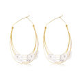Imitation Pearl Big Hoop Earrings for Women Layered Large Circle Earrings 2020 Fashion Jewelry Trendy Wedding Earing Korean Girl. 