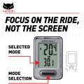 Cateye Velo 7/Velo 9 black dial speedometer bicycle distance. 