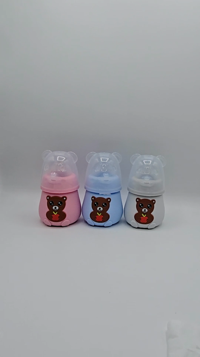 2376 Baby Glass Feeders Bottle wide Neck Teat Imported Baby Glass Feeder Bottle for Kids