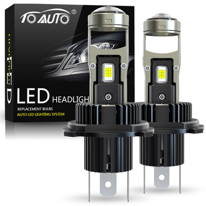 H4 LED Projector Lens H7 H11 9005 HB3 9006 HB4 Led Car Headlight Bulbs ...