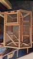 WOODEN BIRDS CAGE BEAUTIFULL BIG SIZE BIRD CAGE IDEAL FOR BIRDA PARRTS AND OTHER .HAVEY WOOD AND HAVEY NET IRON GALI WORK... 