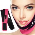 Face Lifting Belt Elastic Face Slimming Bandage V Line Face Shaper Women Chin Cheek Lift Up Belt Facial Anti Wrinkle Strap Face Care Slim Tools (Pink). 