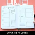 3 Pack Handmade Flexible Record Template – Multifunctional Mylar Stencils for Journal/Scrapbooking/Daily Planning & Drafting.