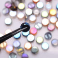 70pcs Jewelry Diy Making Crystal Accessories Flatback Round Bead 8mm Faceted Glass Loose Beads Cheap Beading Wholesale In Bulk. 