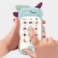 Baby Phone Toy Music Sound Telephone Sleeping Toys with Teether Simulation Toys Phone Infant Early Educational Toy Kids Gifts. 