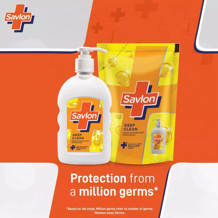 Savlon%20Deep%20Clean%20Handwash%20200ml%20Pump%20+%20175%20ml%20Refill%20Pack%20-%20Germ%20Protection%20-%20Image%205