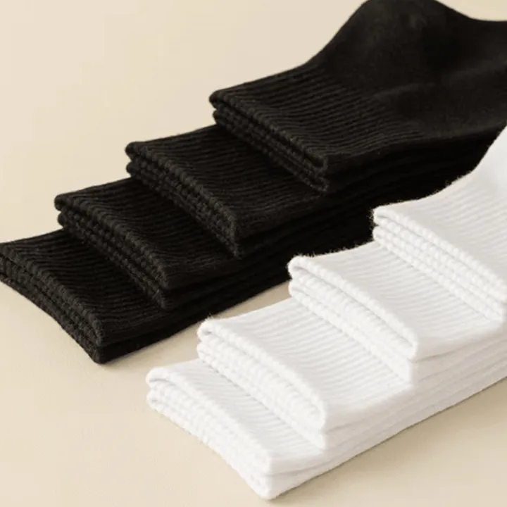 5Pairs%20Brand%20Men%20Cotton%20New%20Style%20White%20Socks%20Men%20Soft%20Breathable%20Sports%20Long%20Socks%20Summer%20Winter%20for%20Male%20Socks%20Plus%20Size%20-%20Image%202