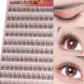 Self-Adhesive Eyelash Clusters, No Glue Needed, 120 Pieces, Natural C-Curved Self-Adhesive Eyelash Extensions, Press-On Eyelashes, Pre-Bonded Eyelash Clusters, Self-Adhesive Eyelashes. 