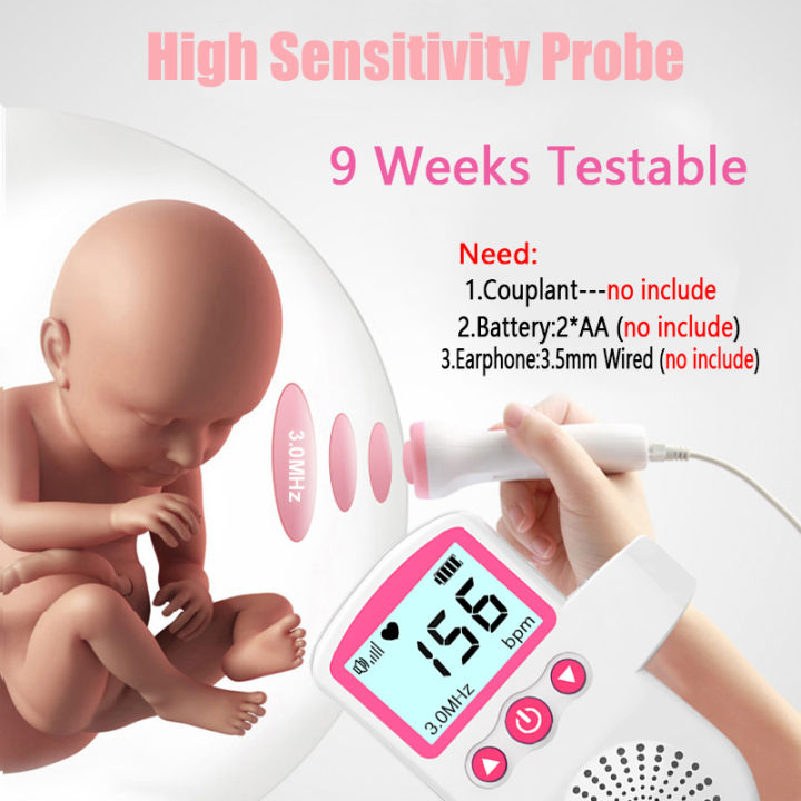 Fetal%20Doppler%20Hand-hold%20Pocket%20Portable%20Sound%20Baby%20Heart%20Pregnancy%203.0MHz%20Ultrasound%20Fetus%20Detector%20Machine%20Beat%20Monitor%20-%20Image%203