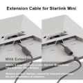 For Starlink Mini DC Extension Cable Female to Male Plug Waterproof Power Converter Adapter Hole Extender.