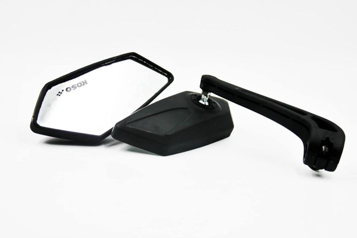 Rear View KOSO Style Side Mirror Yog Mirror For Bikes And Scooters (Universal) (Pack Of 2)
